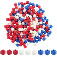 300Pcs 3 Colors Opaque Acrylic Beads
