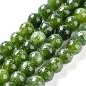 Dyed Natural Malaysia Jade Beads Strands