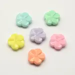Opaque Acrylic Flower Beads