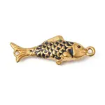 304 Stainless Steel Enamel Fish Connector Charms