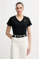 Bavlnené tričko U.S. Polo Assn. V-NECK