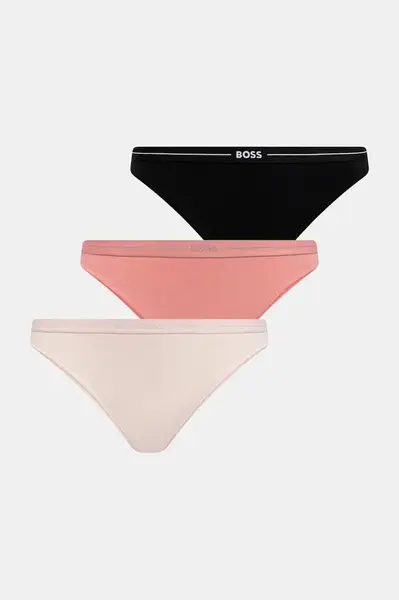 BOSS nohavičky dámske s bavlnou 3P BRIEF 3-pack
