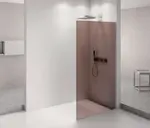 Polysan Architex - Sprchová stěna Walk-In, 96x210 cm, chrom/Marron sklo AXC100MR