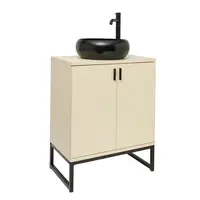 Ceramia Easy kúpeľňová skrinka s umývadlom 60x73x36 cm jasmín mat EASYUMDB12