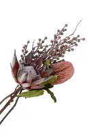 Umělé květiny House Nordic King Protea Bouquet