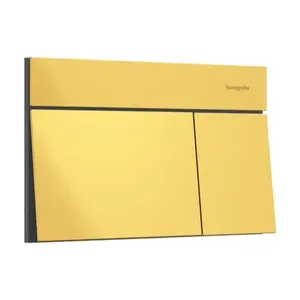 Hansgrohe iFrame Element E ovládacie tlačidlo kov leštený vzhľad zlata lesk 66003990