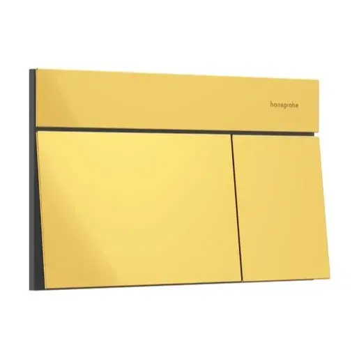 Hansgrohe iFrame Element E ovládacie tlačidlo kov leštený vzhľad zlata lesk 66003990