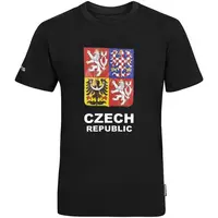 PROGRESS CZ TSHIRT JR Juniorské bambusové triko pro fanoušky, černá, velikost 140-146
