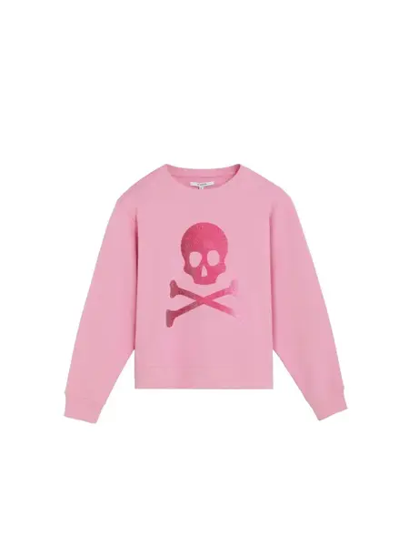 Scalpers Sveter 'Caviar Skull'  ružová / ružová