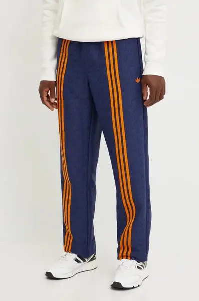 Tepláky adidas Originals Club TrackPant tmavomodrá barva, vzorované, JN5971