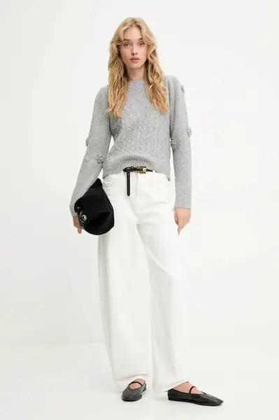 Svetr Answear.LAB dámský, šedá barva