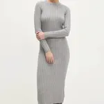 Šaty Answear.LAB šedá barva, midi