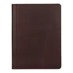 Celokožená pánska spisovka Burkely Bing - tmavo hnedá