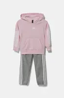 Dětská tepláková souprava adidas růžová barva, JF3689