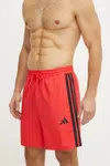 Plavkové šortky adidas Chelsea červená barva, JW1907