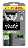 7008722W Wilkinson Xtreme 3 Black Edition holiaci strojček (3+1 ks)