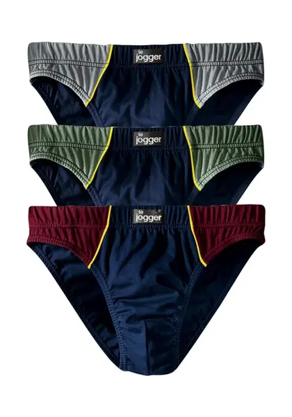 LE JOGGER Nohavičky  námornícka modrá / svetlomodrá / zelená / červená