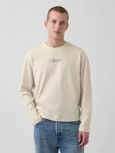 GAP pánské crop tričko s logem