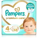 Pampers Premium Care Size 4 jednorázové pleny 9-14 kg 68 kg