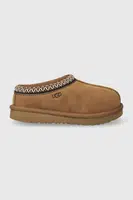 Dětské semišové papuče UGG T TASMAN II béžová barva, 1019066T