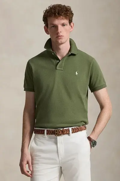 Polo Ralph Lauren polo tričko pánske bavlnené