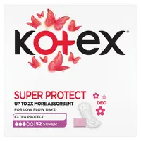 KOTEX Slipové vložky Super Deo 52 kusů