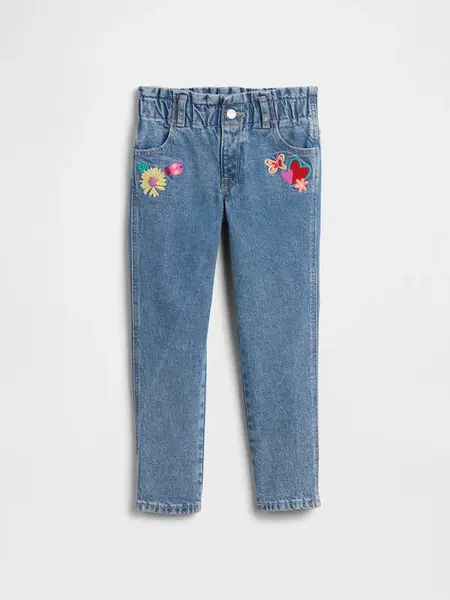 GAP Baby Jeans Paperbag Mom - Dívčí