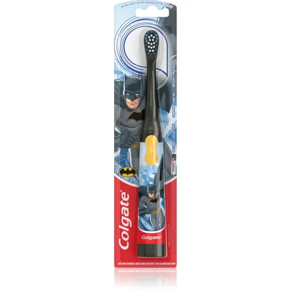 Colgate Kids Batman bateriový dětský zubní kartáček extra soft 1 ks