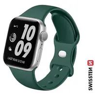 Swissten řemínek pro Apple Watch silikonový 38 / 40 / 41 mm, zelená