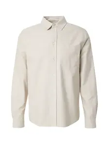 DAN FOX APPAREL Košeľa 'Kimi'  béžová