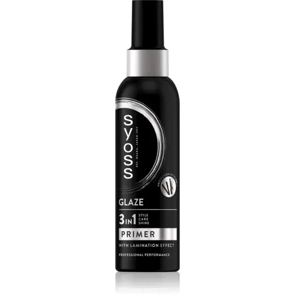 Syoss Intense Glaze Primer stylingový ochranný sprej na vlasy pre lesk 150 ml