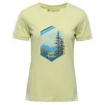 Dámské triko z nemačkavého materiálu alpine pro nogera zelená l