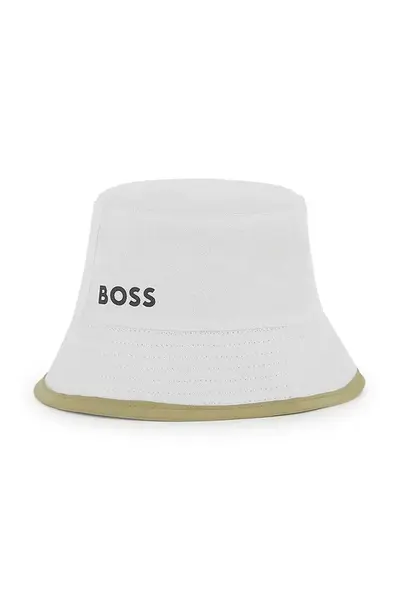 BOSS Dětský oboustranný klobouk BOSS
