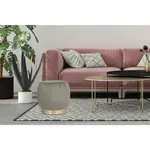 TABURET, kov, plast, 43/42/43 cm