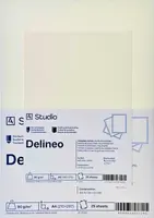 Kreslicí papír Delineo 90g 30x40cm, 25 listů