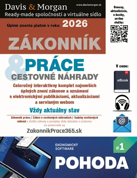Zákonník práce & Cestovné náhrady 2025 - Redakčný