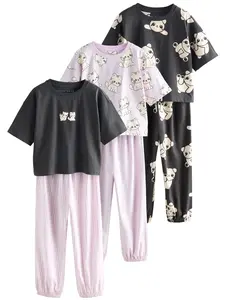 Next Pyžamo  béžová / ružová / čierna