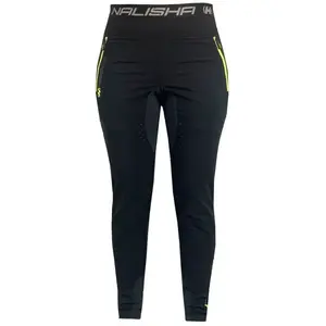 HAVEN NALISHA SLIMFIT LONG Unisex cyklo kalhoty, černá, velikost