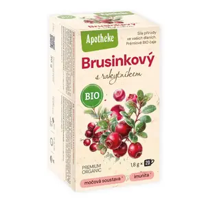 Apotheke BIO Brusinkový s rakytníkem čaj 20x1.8g