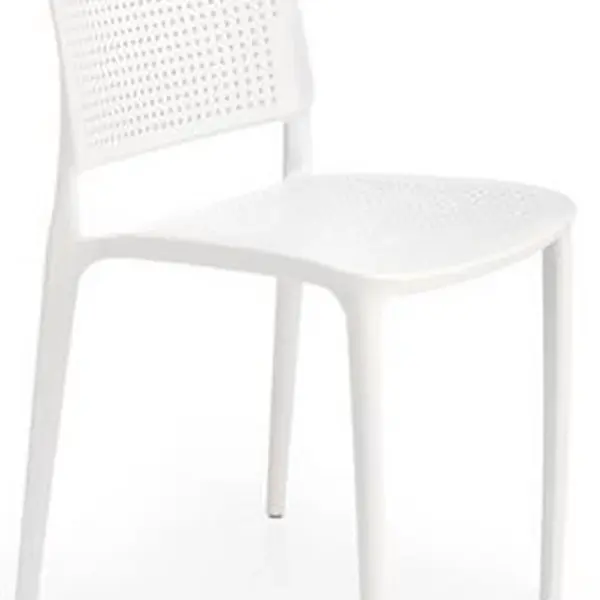 HALMAR Plastová židle K514 bílá