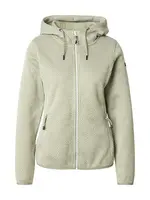 ICEPEAK Funkčná flisová bunda 'ADRIAN'  svetlozelená / biela