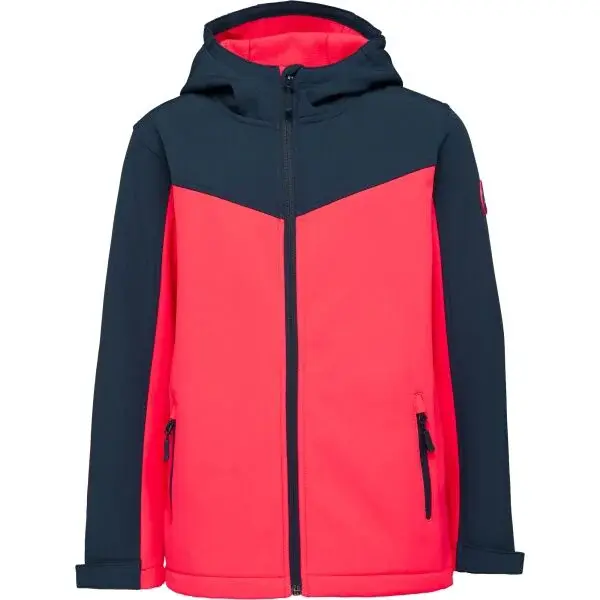 Lewro AMAL Dívčí softshellová bunda, tmavě modrá, velikost 164-170