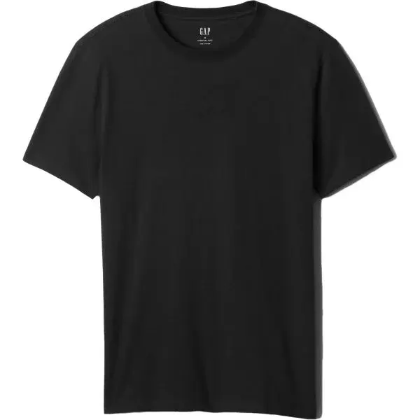 GAP V-EVERYDAY SOFT CREW - SOLID Pánské tričko, černá, velikost