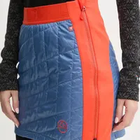Sportovní sukně LA Sportiva Warm Up Primaloft modrá barva, mini, M04644322