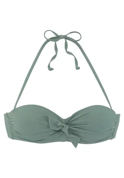 LASCANA Bikinový top  olivová
