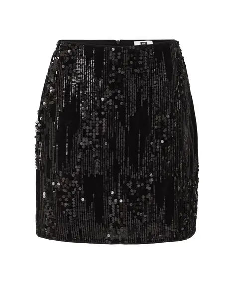 WE Fashion Sukňa  čierna