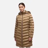 Světle hnědá dámská péřová bunda Geox Zosma