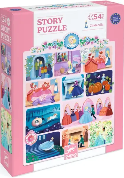 Story puzzle Popelka - 54 dílků