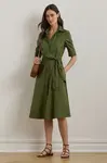 Šaty Lauren Ralph Lauren zelená barva, mini