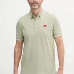 Bavlněné polo tričko HUGO Deresino232